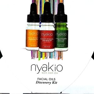 Nyakio Cold Pressed Facial Oils 3-pc  Discovery Kit Maracuja Marula Manketti